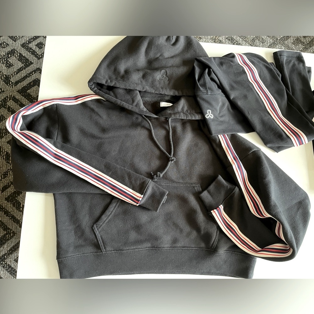 ARITZIA TNA cropped hoodie with matching leggings
